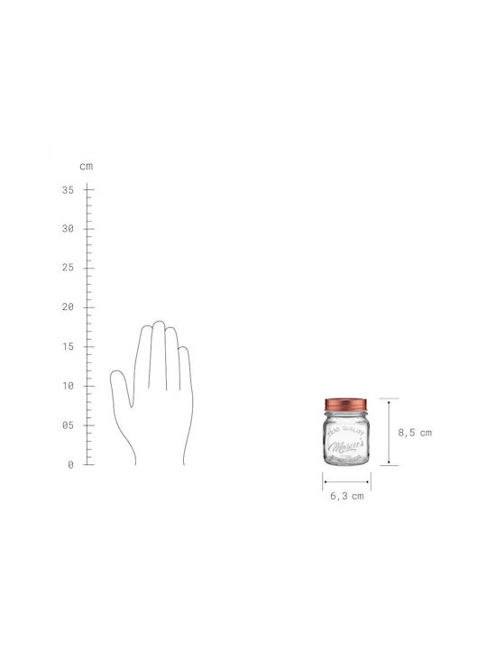 Butlers Mason Vase Allgemeine Verwendung mit Deckel Glas Transparent 150ml