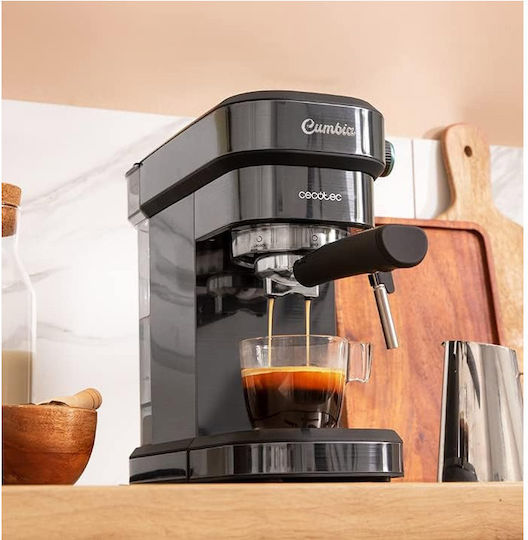 Cecotec Cafelizzia 890 Μηχανή Espresso 1350W Πίεσης 20bar Dark