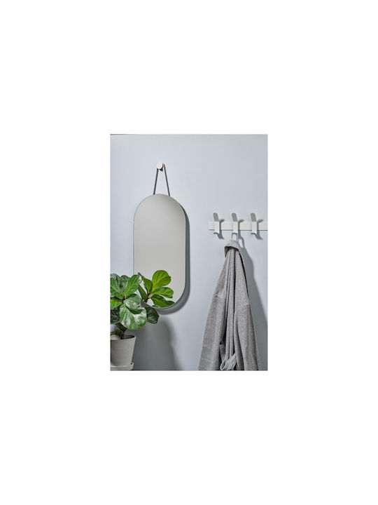 Zone Denmark Wall Hanger Metal 4 Hooks Gray 40x5x11cm