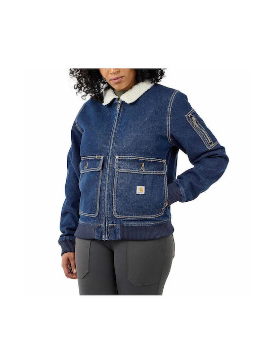 Carhartt Femei Jachetă de lucru Albastru