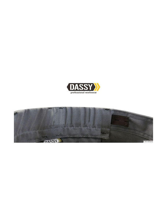 Dassy Workwear Cement Βερμούδα Εργασίας Τζιν Γκρι