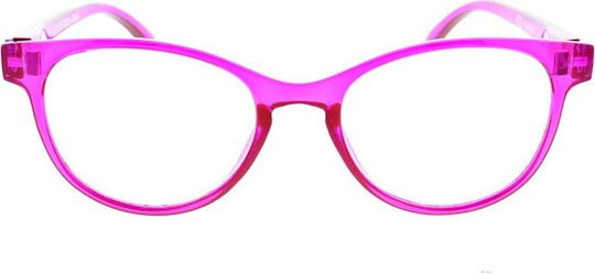 Michael Pachleitner Group Clip On Ochelari De Citit Pentru Femei +1.00 În Culoare Fuchsia KLH156-1