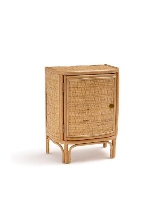 Noptieră din Bambus Bej 47x31x61cm