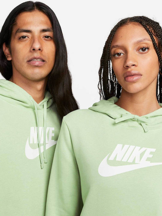 Women's Sweatshirt Hooded Green