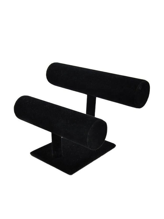 Jewellery Stand Fabric Black 21x21cm Jewellery Stand Fabric Black 21x21cm