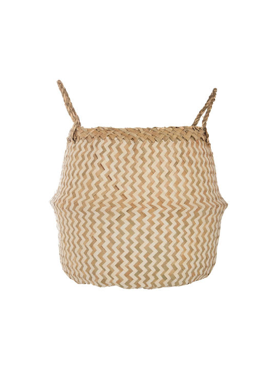 Wicker Decorative Basket 37.5x37.5x32cm Atmosphera