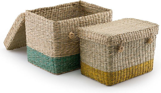 La Redoute Interieurs Комплект декоративни кошници Сламени 2бр