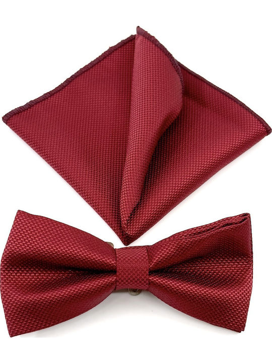 Legend Accessories Σετ Υφασμάτινo Παπιγιόν με Μαντήλι Κόκκινο Legend Accessories Σετ Υφασμάτινo Παπιγιόν με Μαντήλι Κόκκινο