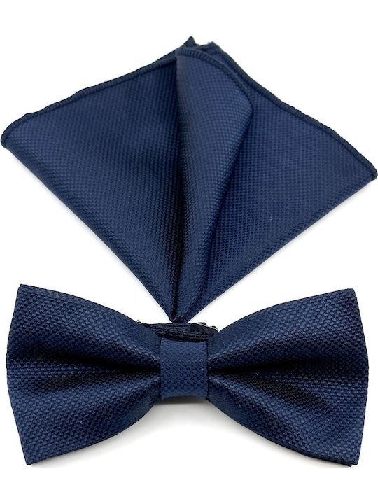 Legend Accessories Σετ Υφασμάτινo Παπιγιόν με Μαντήλι Μπλε Legend Accessories Σετ Υφασμάτινo Παπιγιόν με Μαντήλι Μπλε