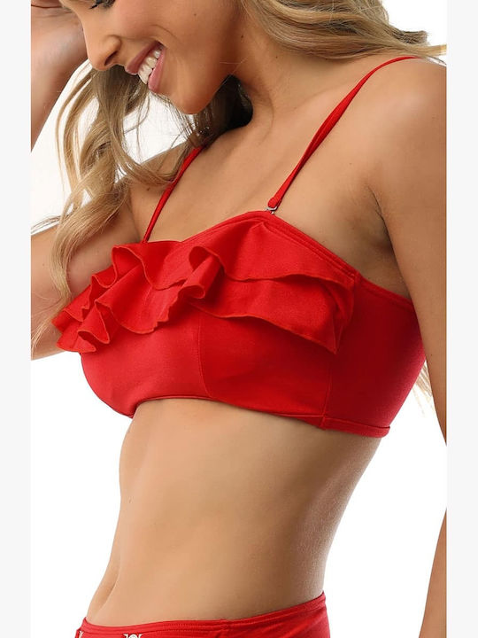 Bonatti Strapless Bikini Red