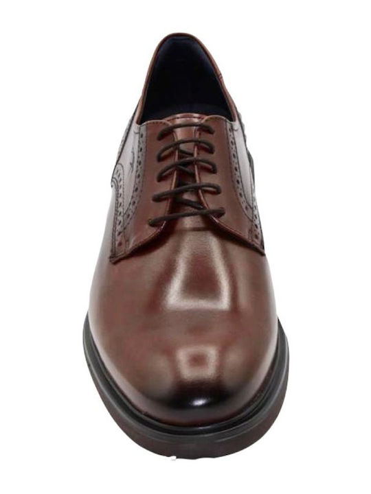 Leder Herren Oxfords Braun