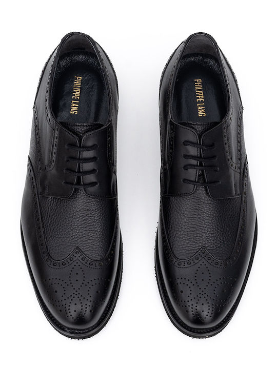 Men's Leather Oxfords Black