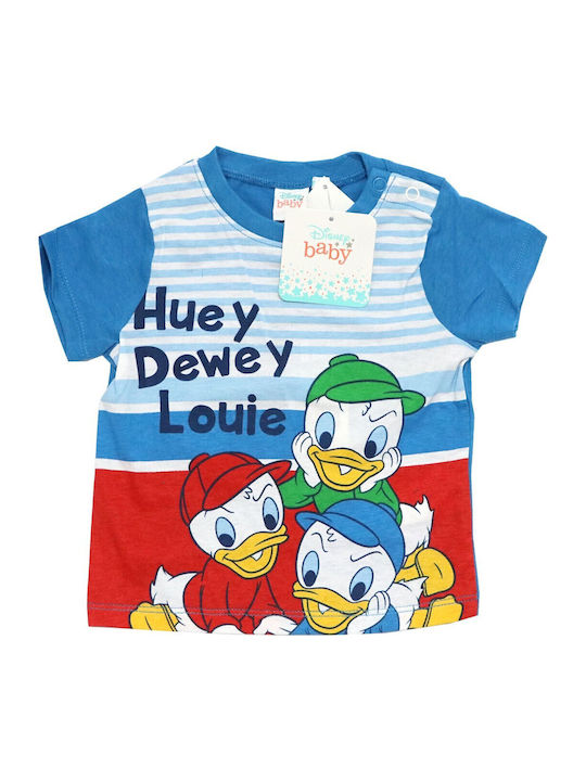 Disney Детска пижама Лятна Син