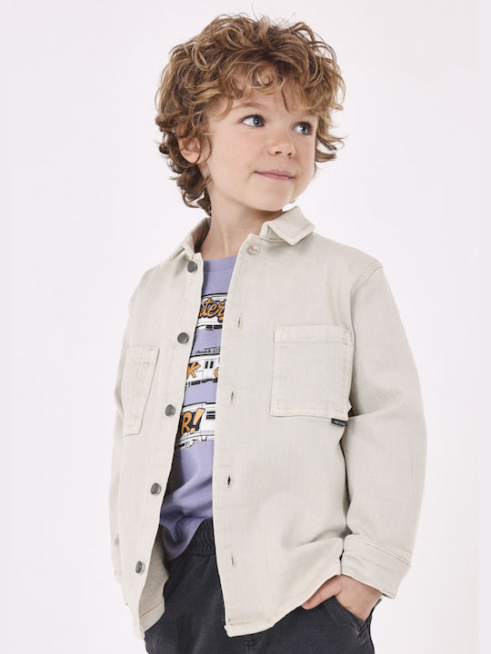 Mayoral Kids Shirt Beige