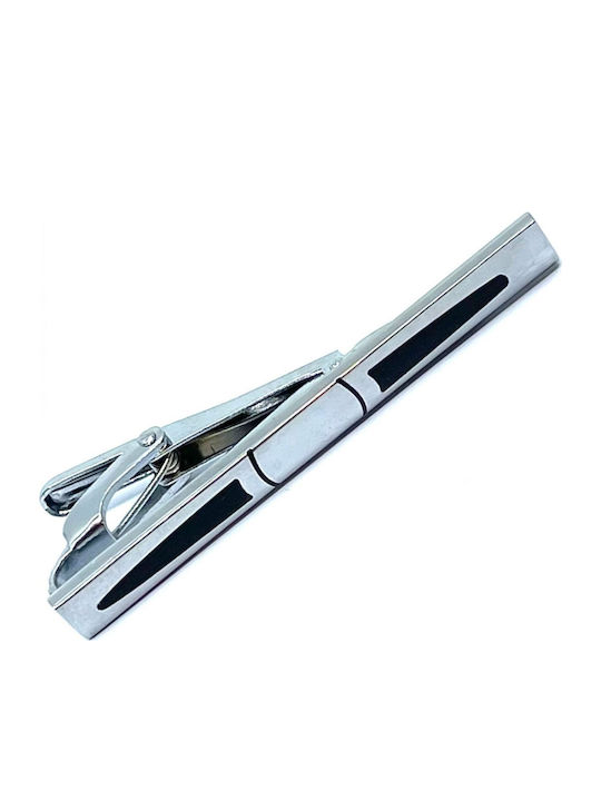 Legend Accessories LEGEND Krawattenklammer aus Metallisch Silber