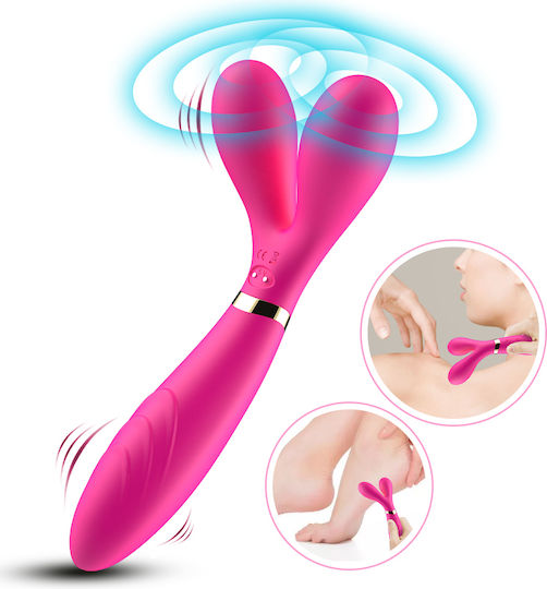 Kinksters Δονητής Μασάζ 19cm Ροζ