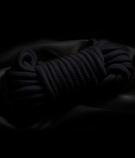 Fetish Dreams Bondage Rope in Black Color