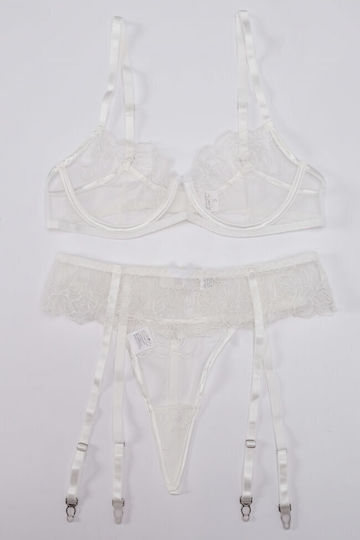 Luigi Sexy Dessous-Set Weiß 3389604