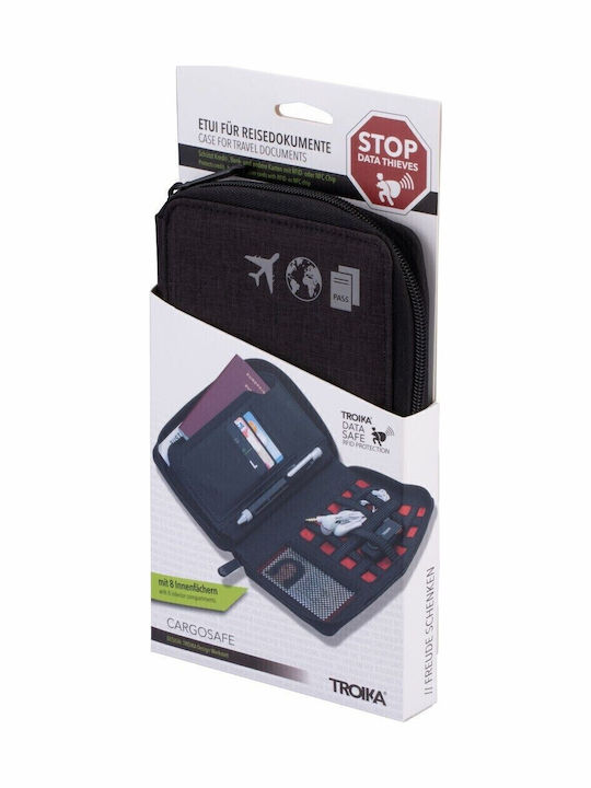 Portofel bărbătesc De călătorie cu RFID Gri
