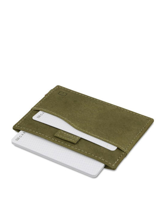 Men's Wallet Cards with RFID Green