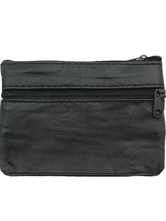 Leather Men's Wallet Cards Black