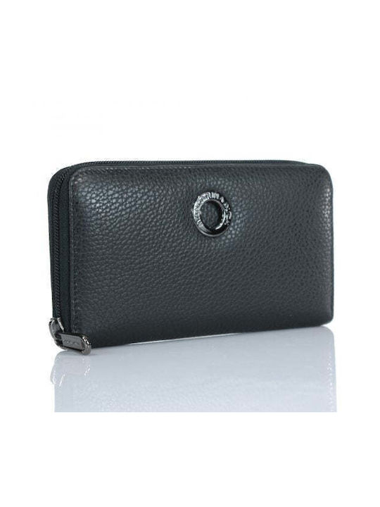 Mandarina Duck Large Leather Women's Wallet Black