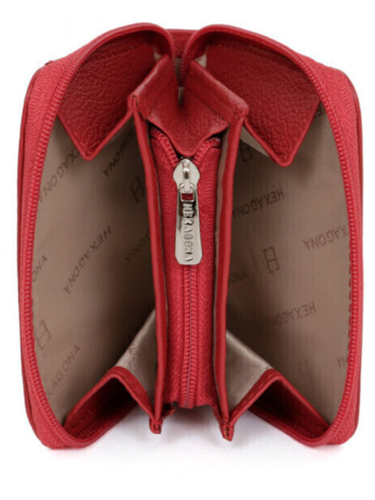 Small Leather Women's Wallet Classic Burgundy