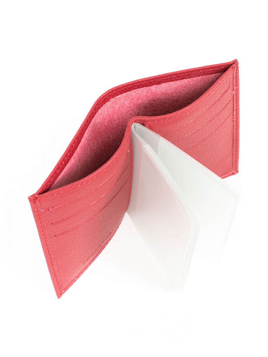 Leather Women's Wallet Classic Red