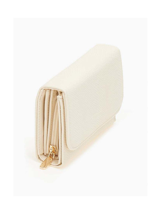 Issue Fashion Large Zipper Wallet Beige 16x7x11cm