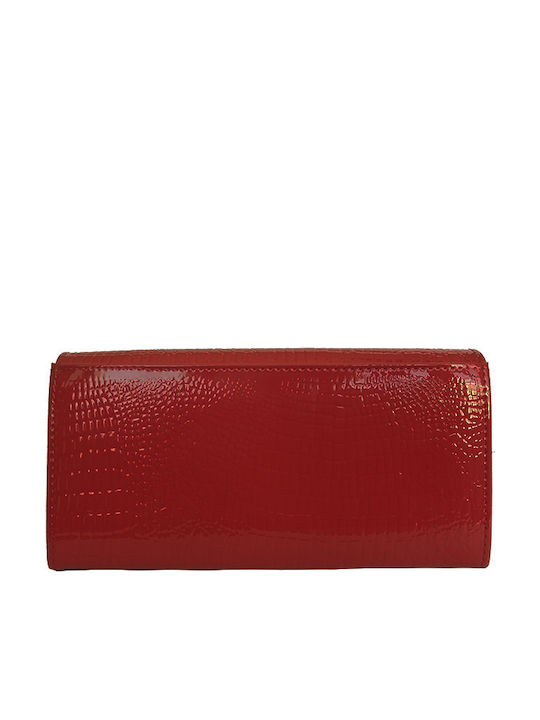 Large Leather Women's Wallet Classic Red
