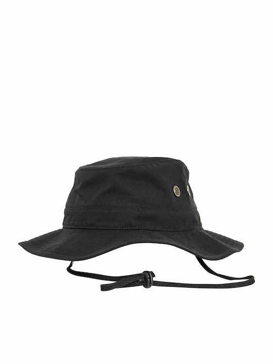Flexfit Fabric Hat Bucket Black Flexfit Fabric Hat Bucket Black