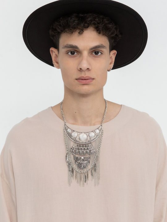 Aristoteli Bitsiani Υφασμάτινo Ανδρικό Καπέλο Μαύρο