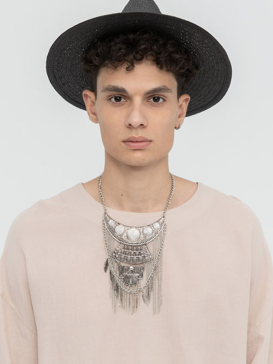 Aristoteli Bitsiani Men's Hat Fedora Black
