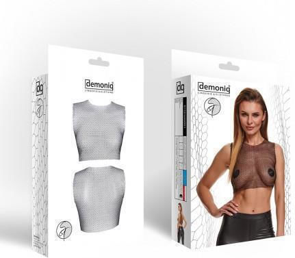 Demoniq Sexy Φόρεμα Ασημί