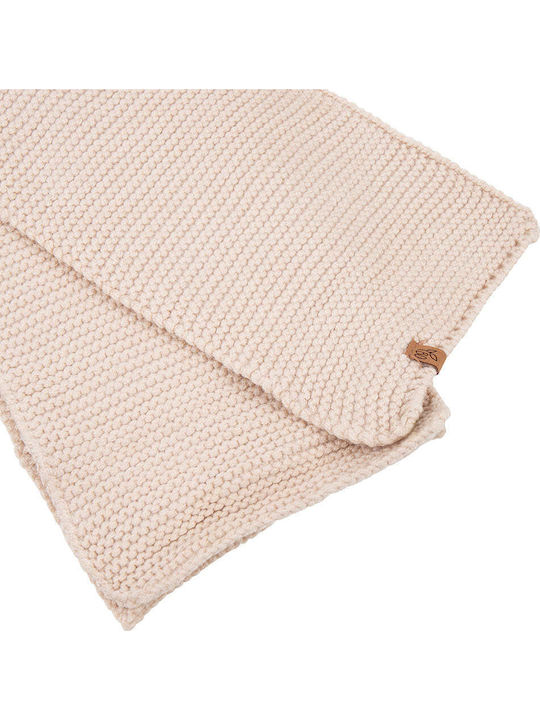 Kinder Schal Gestrickt Beige