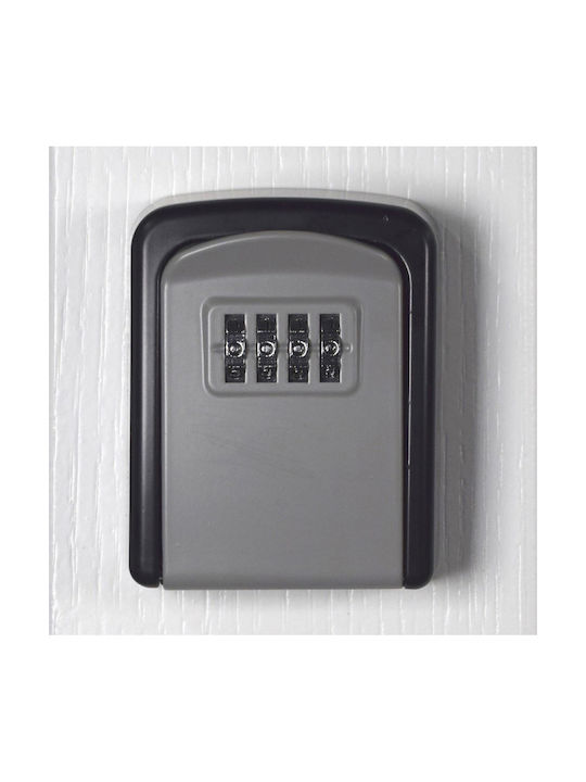 Thirard Wall-mounted Combination Key Holder Metallic with Combination Dial 95x37x37cm