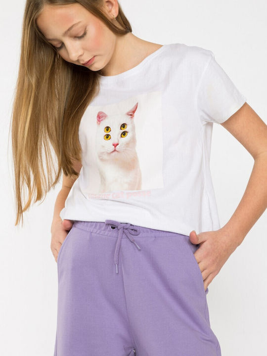 Tricou pentru copii Alb