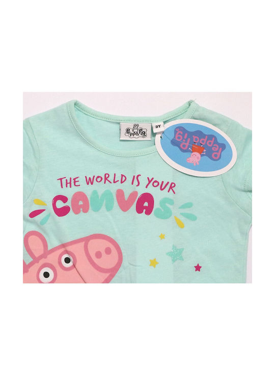 Peppa Pig Kids T-shirt Turquoise