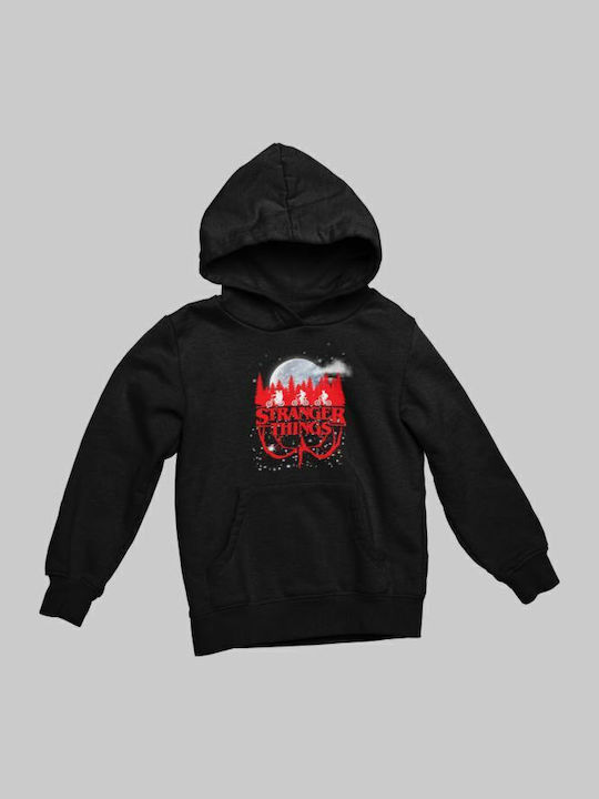 Kids Sweatshirt with Hood and Pockets Navy Blue
