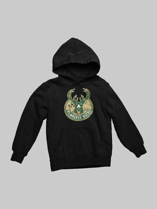 Kinder-Sweatshirt mit Kapuze und Taschen Weiß