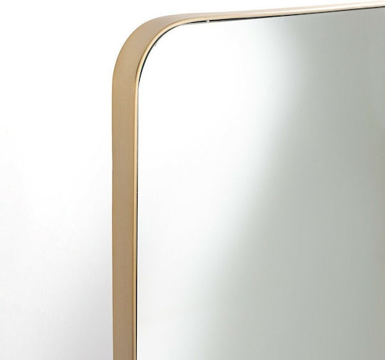 La Redoute Interieurs Boden- oder Standspiegel mit Gelbem Metallrahmen 150x58,5cm