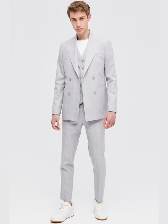 Aristoteli Bitsiani Men's Suit Gray