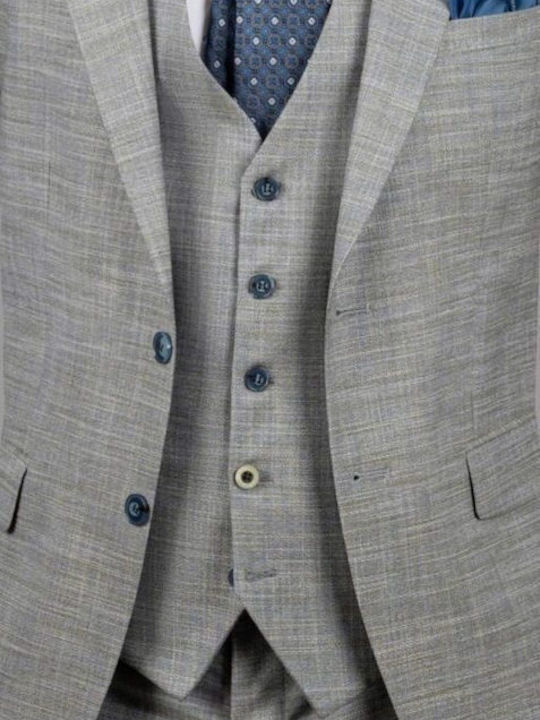 Dezign Men's Suit Khaki