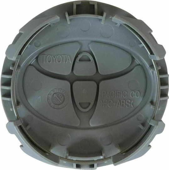 Toyota Τάπα Κέντρου Ζάντας Toyota Ασημί 1τμχ