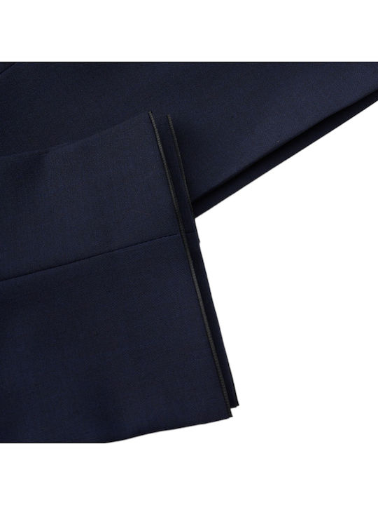 Drive Men's Suit with Vest Blue