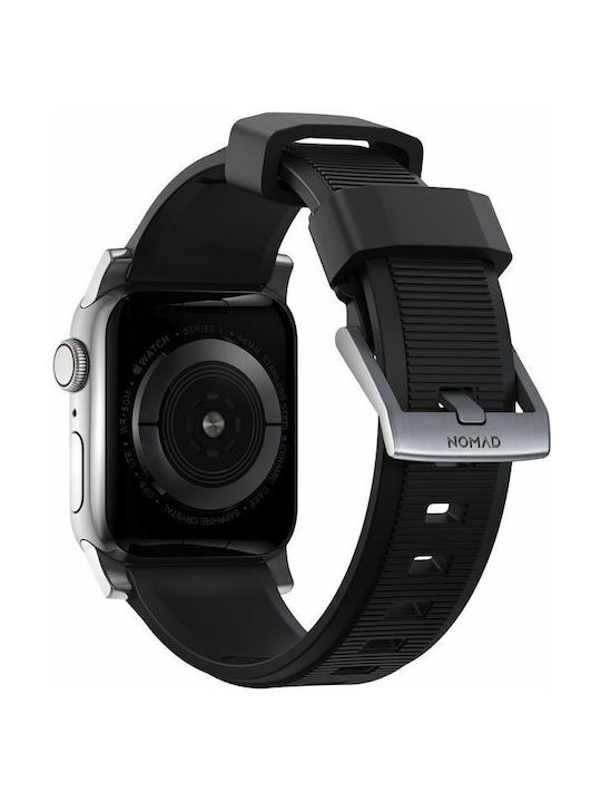 Nomad Sport Rugged Strap Каишка Силикон Черен