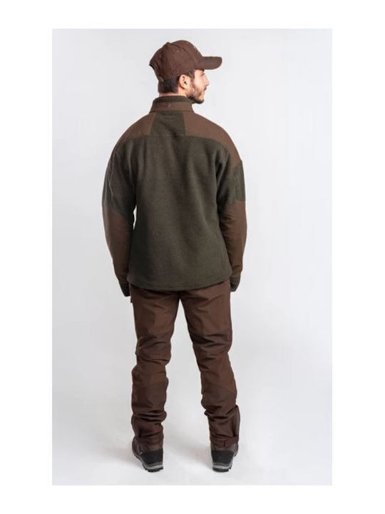 Pinewood Forest Jagdjacke Vlies Grün