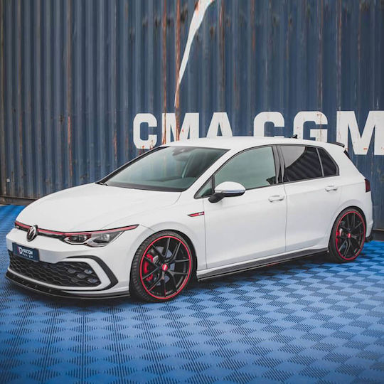 Maxton Design Door Sill Car Sideways Compatible with Volkswagen Golf