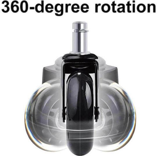 Factory Caster For Office Chair Plastic 5 Pieces Black