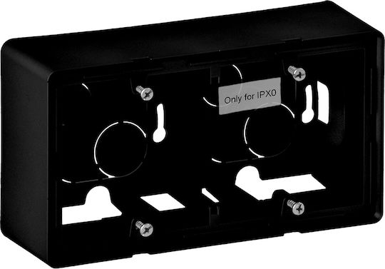 Legrand Valena Life Electrical Junction Box for Outdoor Placement in Black Color